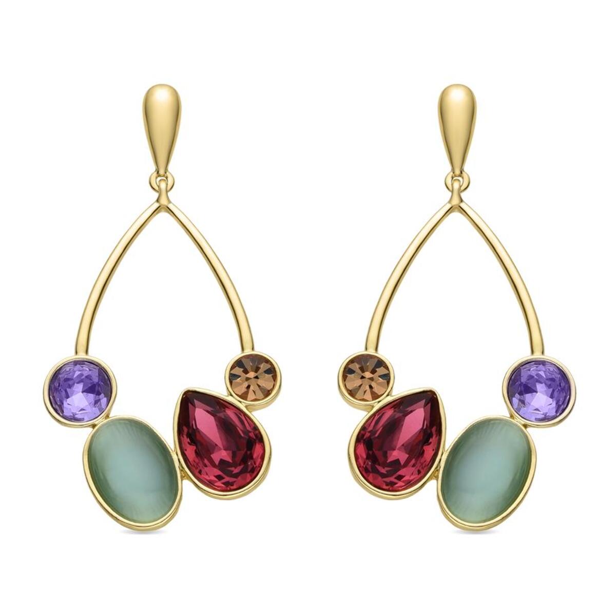 Pendientes Lux by Lux acabadoss en oro amarillo 18K