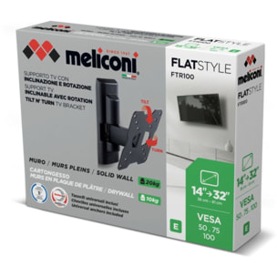 Support mural TV MELICONI FTR 100 FLAT