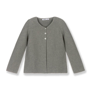 Chaqueta C/Redondo Gris Vigore Talla 0 Meses