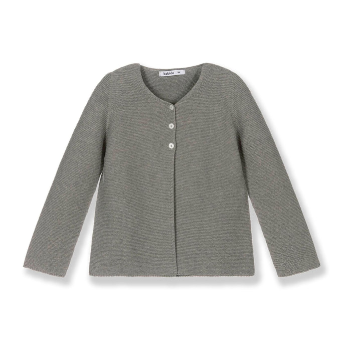 Chaqueta C/Redondo Gris Vigore Talla 0 Meses