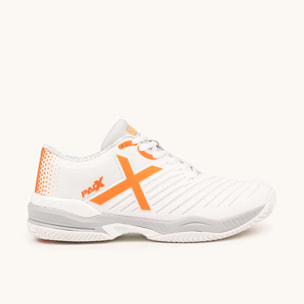 MUNICH PADX PADEL 60 Zapatillas de Pádel Blancas y Naranja