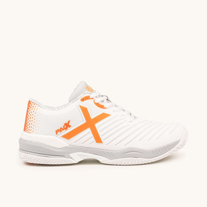MUNICH PADX PADEL 60 Zapatillas de Pádel Blancas y Naranja