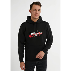 Sudadera con Capucha de Hombre Unstoppable Hoodie en Negro D.Franklin