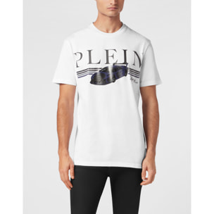 PHILIPP PLEIN Camiseta de cuello redondo y manga corta RACING