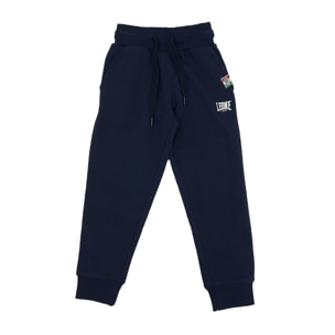 Pantalón de niño de felpa con pequeño logo Basic