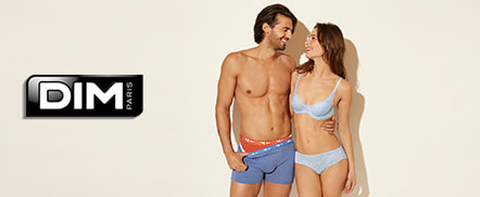 Dim Lencería y ropa interior para mujer, hombre, niños y bebés.