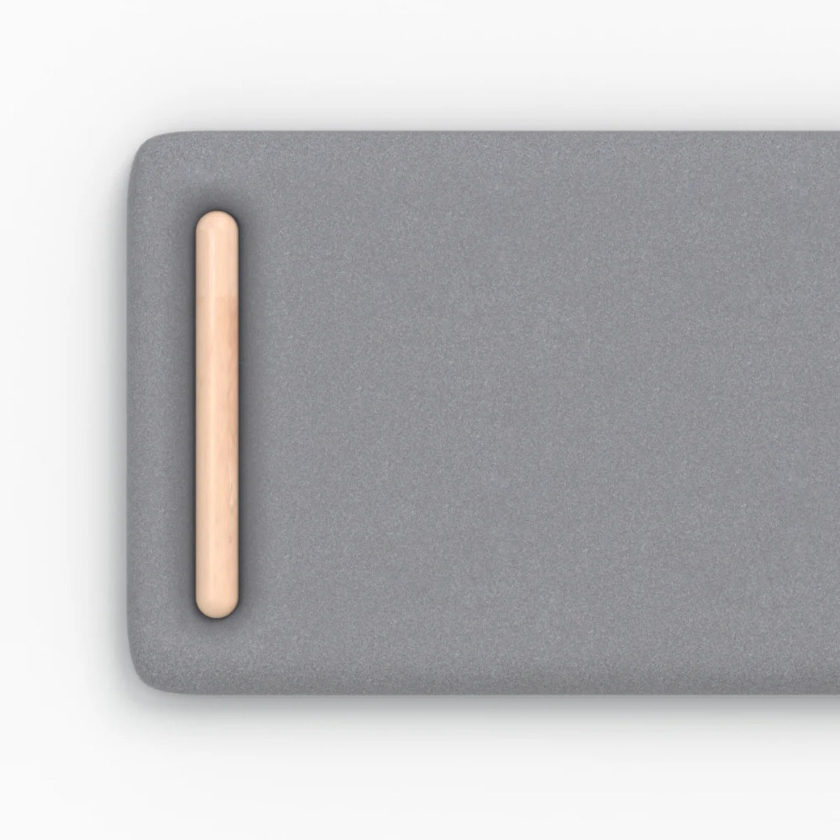 Tête de lit en tissu gris 160 cm - Katia