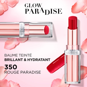 L'Oréal Paris Baume à Lèvres teinté Glow Paradise 350 Rouge Paradise