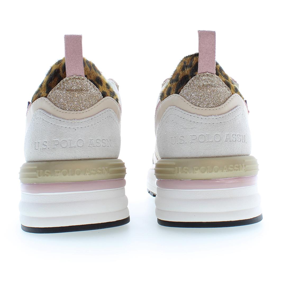 Sneakers U.S. Polo Assn Light Beige-Pink