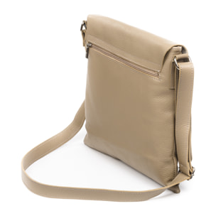 Agnadello Borsa Messenger Donna. Pelle autentica Dollaro.