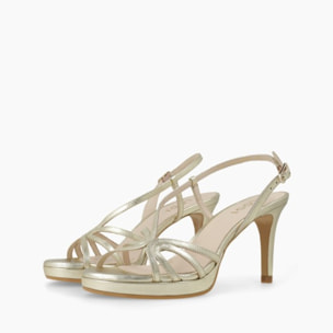 SANDALIAS DORADAS LODIN