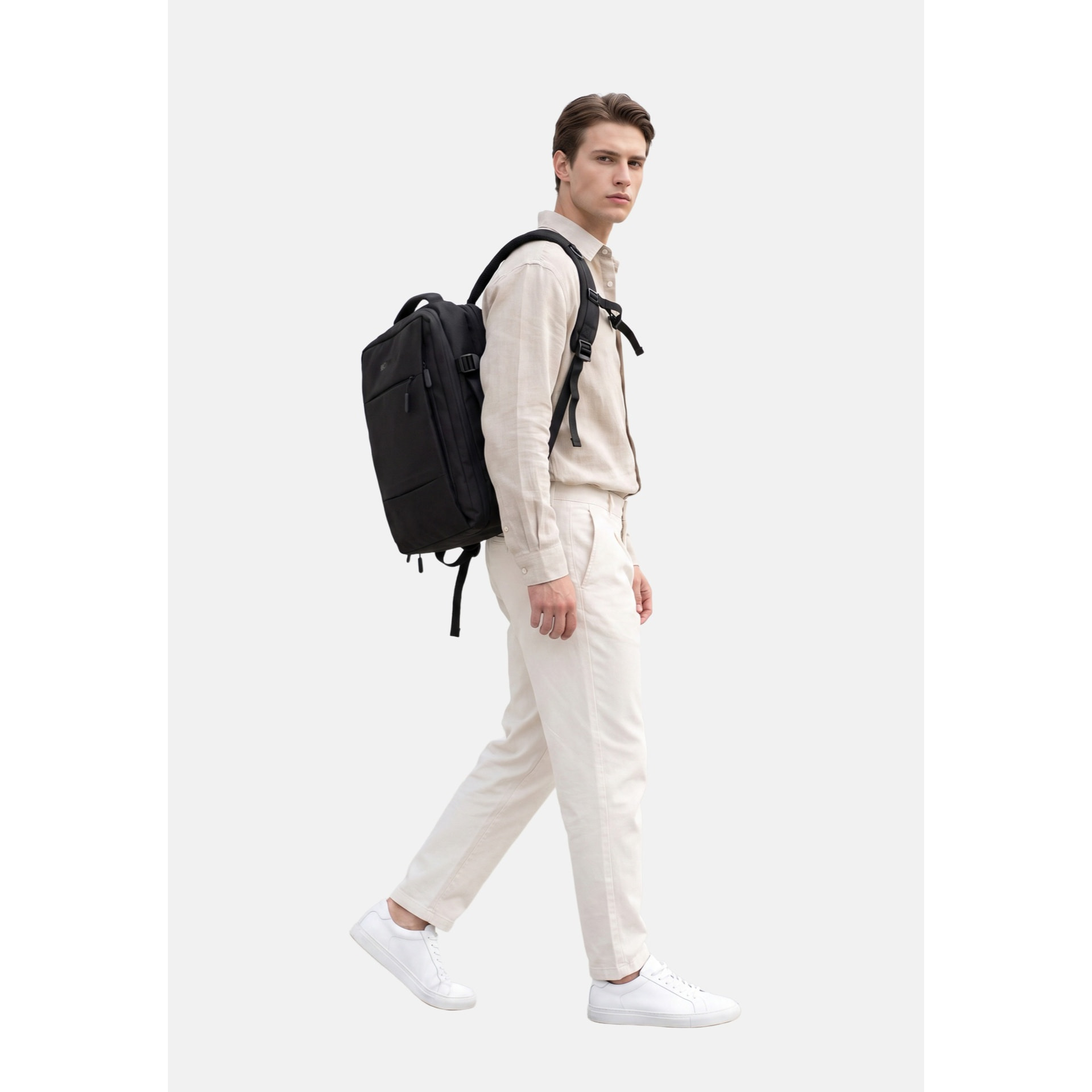 Zaino unisex in nylon - Modello False - Casual - 30.0 x 42.0 x 16.0 cm