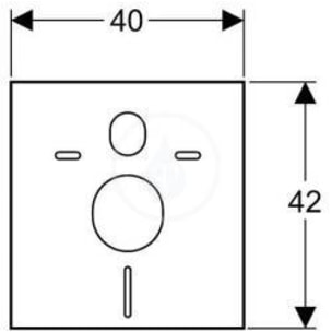 Set d'isolant phonique pour WC ou Bidet suspendu (156.050.00.1)