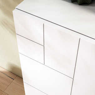 Zapatero Bergen melamina blanco 87x90x27 cm