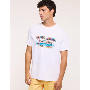 Camiseta Manga Corta Blanco - Vansi