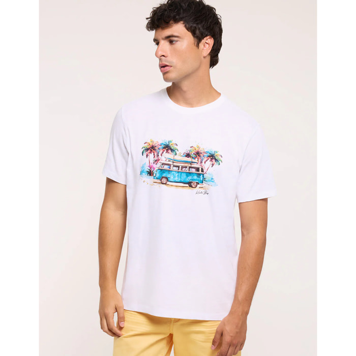 Camiseta Manga Corta Blanco - Vansi