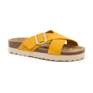 SANDALO CON ZEPPA BILLOWY GIALLO