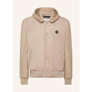 PHILIPP PLEIN Leather Bomber &AMP