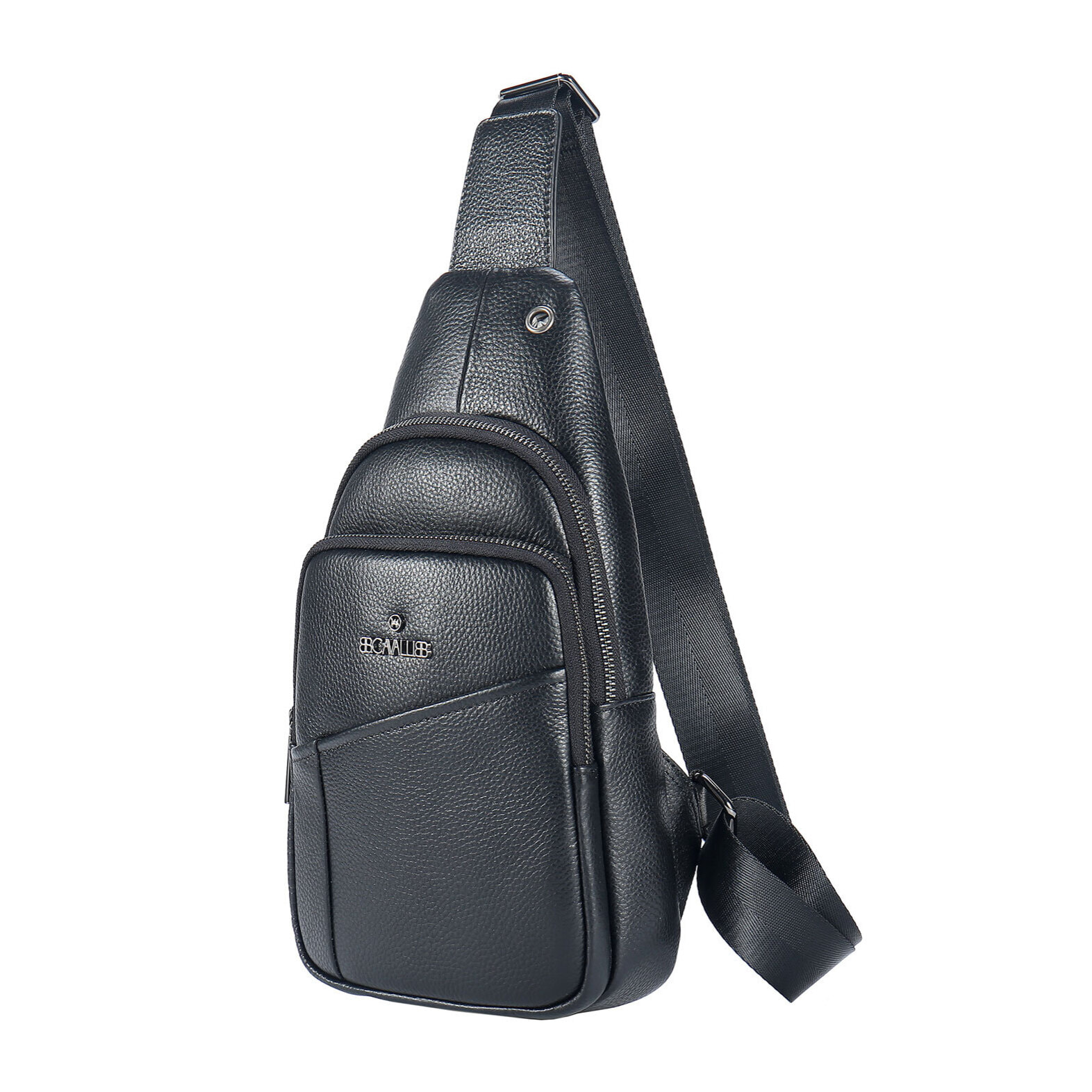 Marsupio  da uomo In Vera pelle Made in Italy 18x33x7 cm