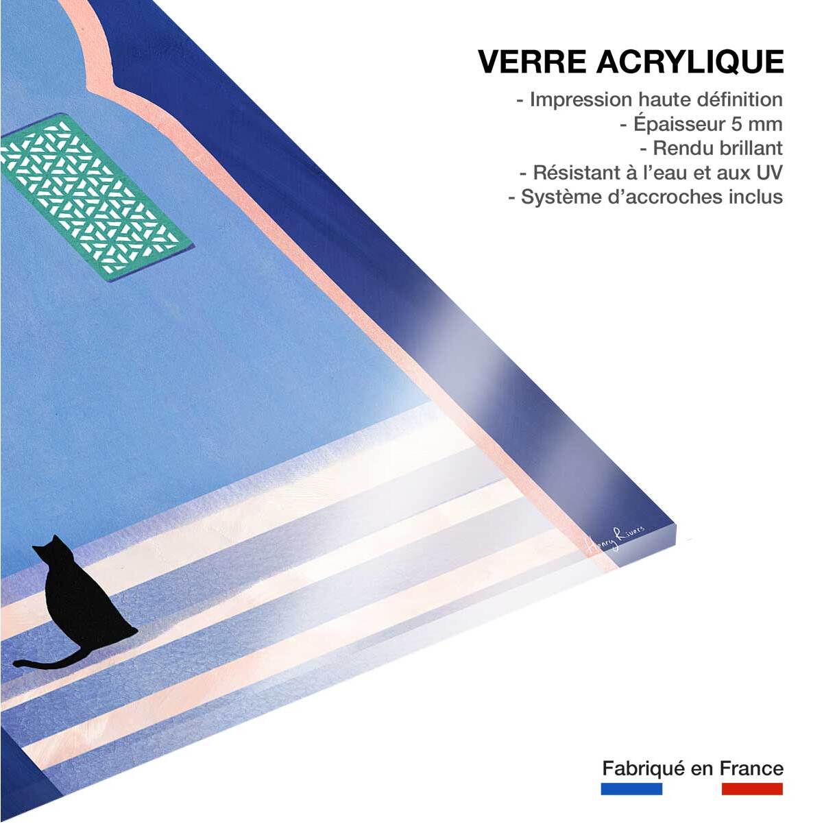 Tableau ville maroc  Tableau plexiglas