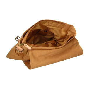 Borsa a mano unisex - Modello Minerva - Canvas e pelle - 30.0 x 40.0 x 12.0 cm