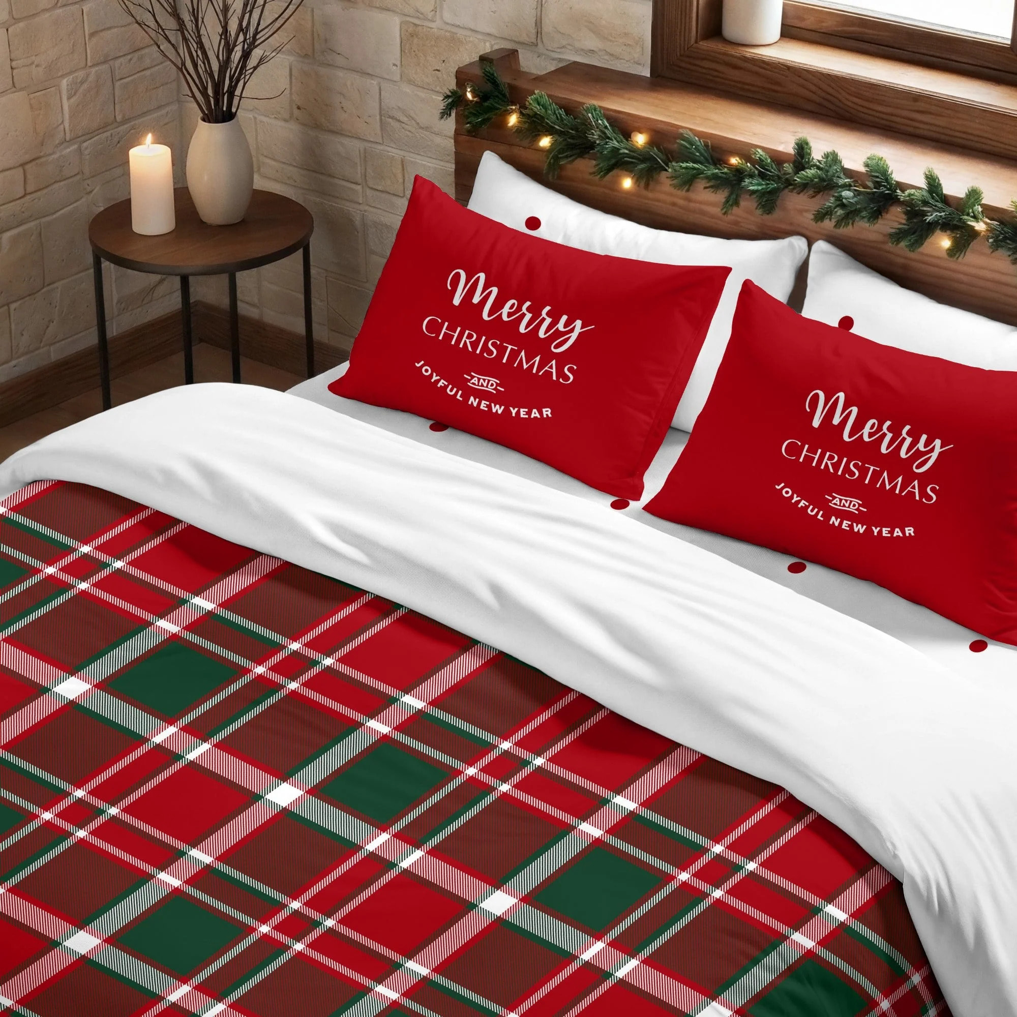 Housse de couette avec clics 100% coton Laponia 16