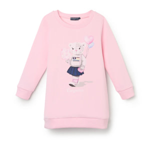 Vestido Sudadera  Niña Con Estampado Original