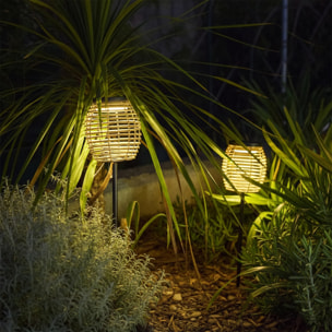 2 Balise solaire à piquer BAVINA H72CM