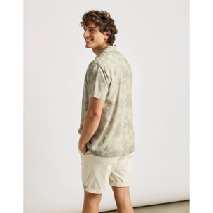 Camisa Manga Corta Caqui - Fog