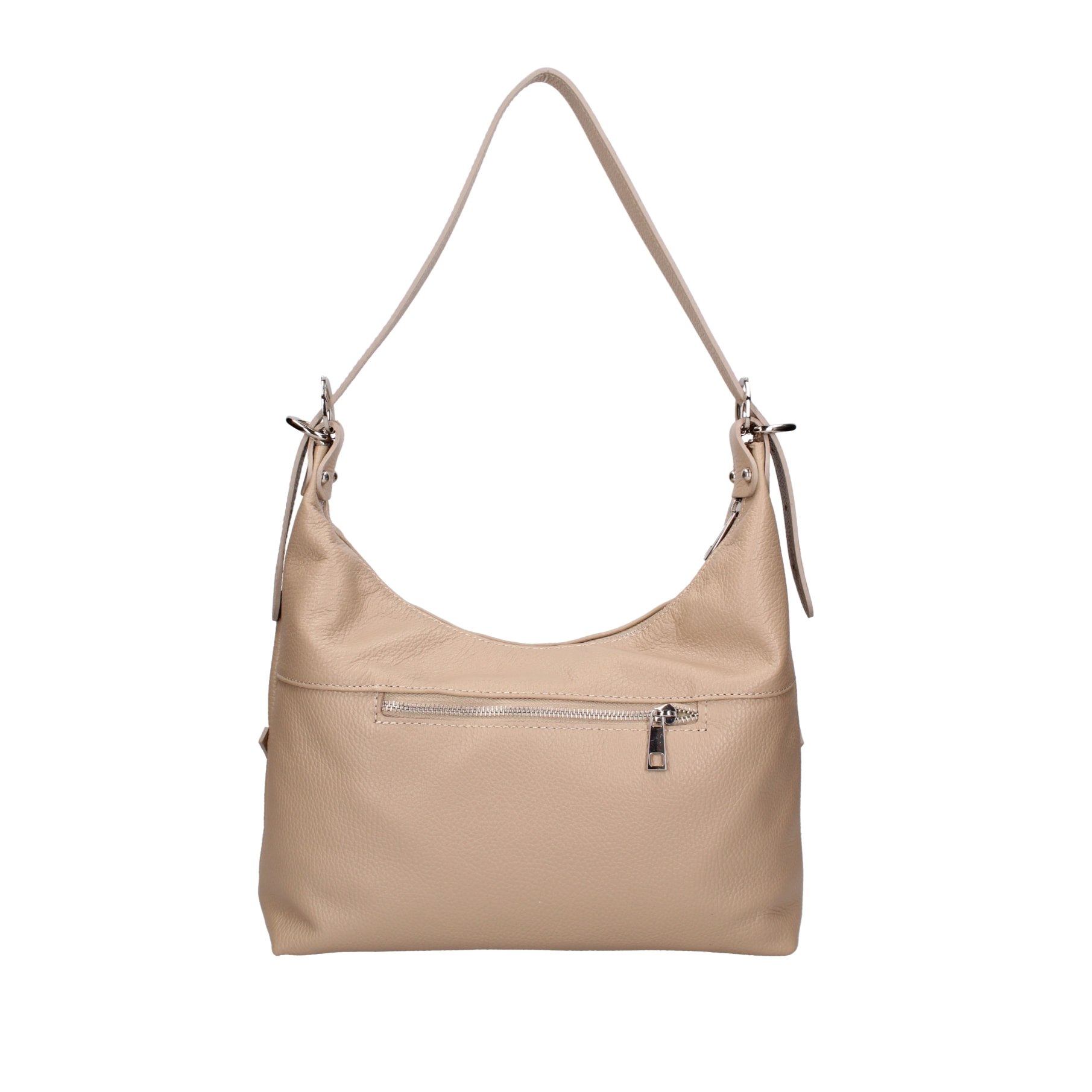 Borsa a spalla da donna In Vera pelle Made in Italy 30x30x9 cm