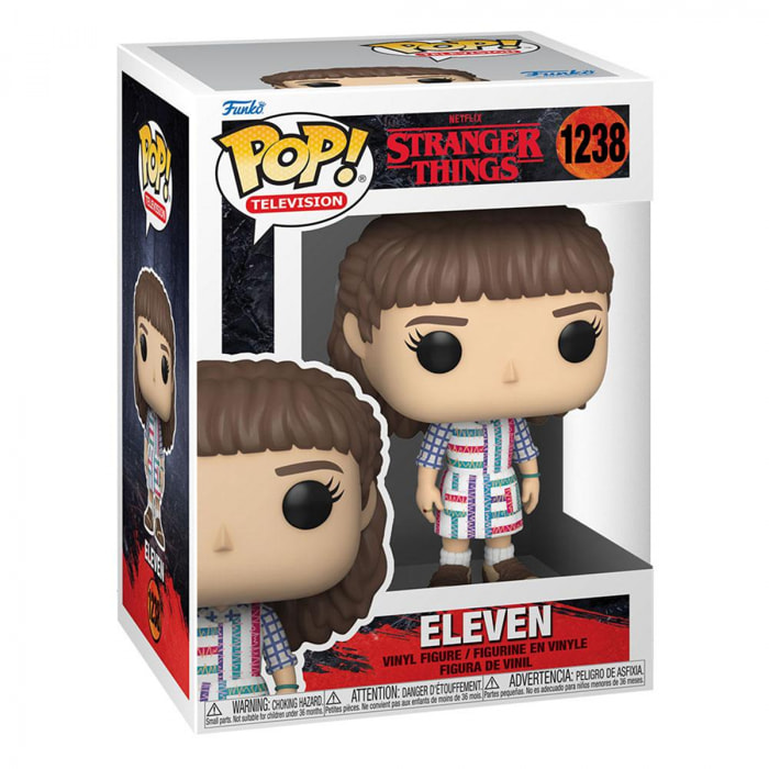 Stranger Things Tv Vinile Figura Eleven 9 Cm Funko Pop