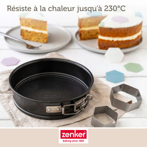 Lot de 2 moules à manqué à charnière Zenker Spécial Mini