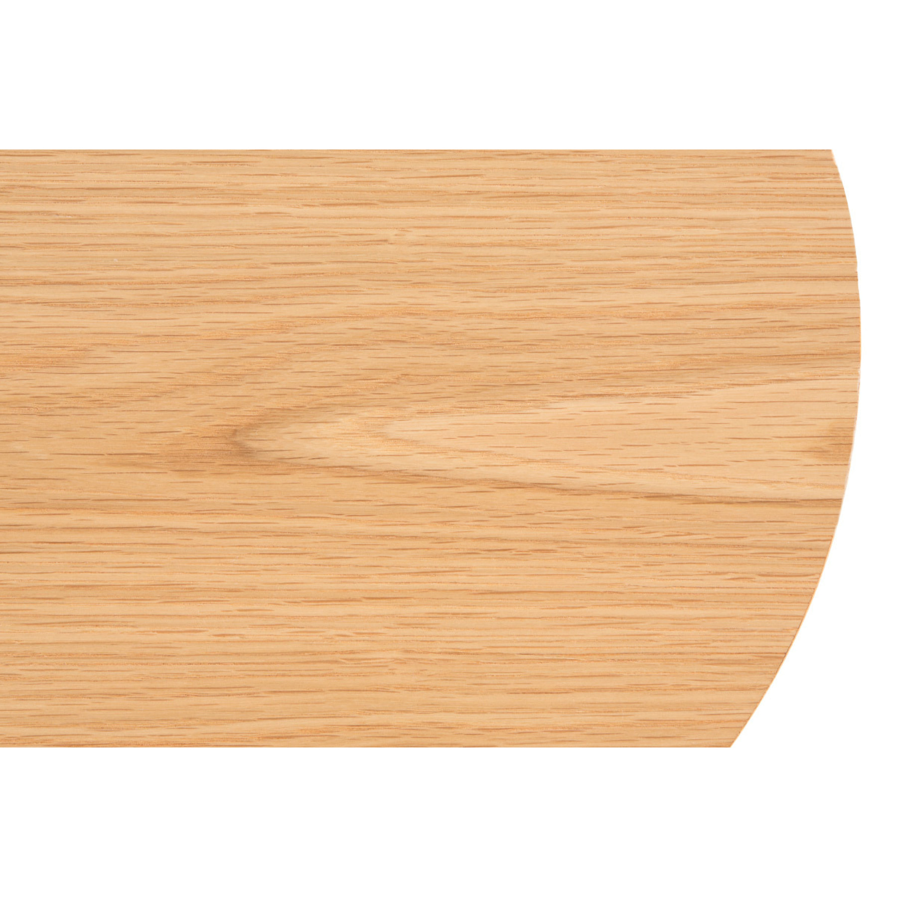 Table d'appoint ronde bois clair chêne et métal noir LACE