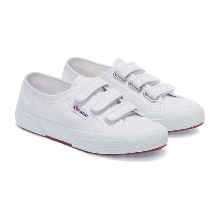Le Superga Uomo Donna Bianco 2750-Cot3Strapu