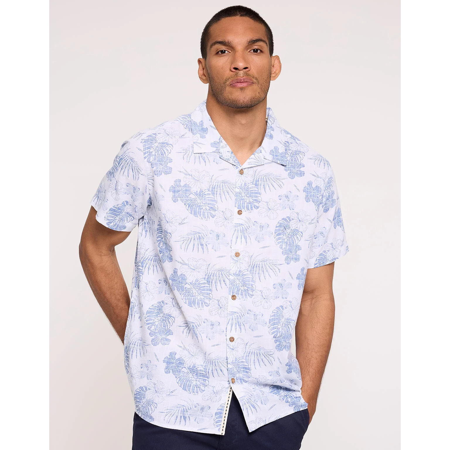 Camisa Manga Corta Blanco - Bluzer