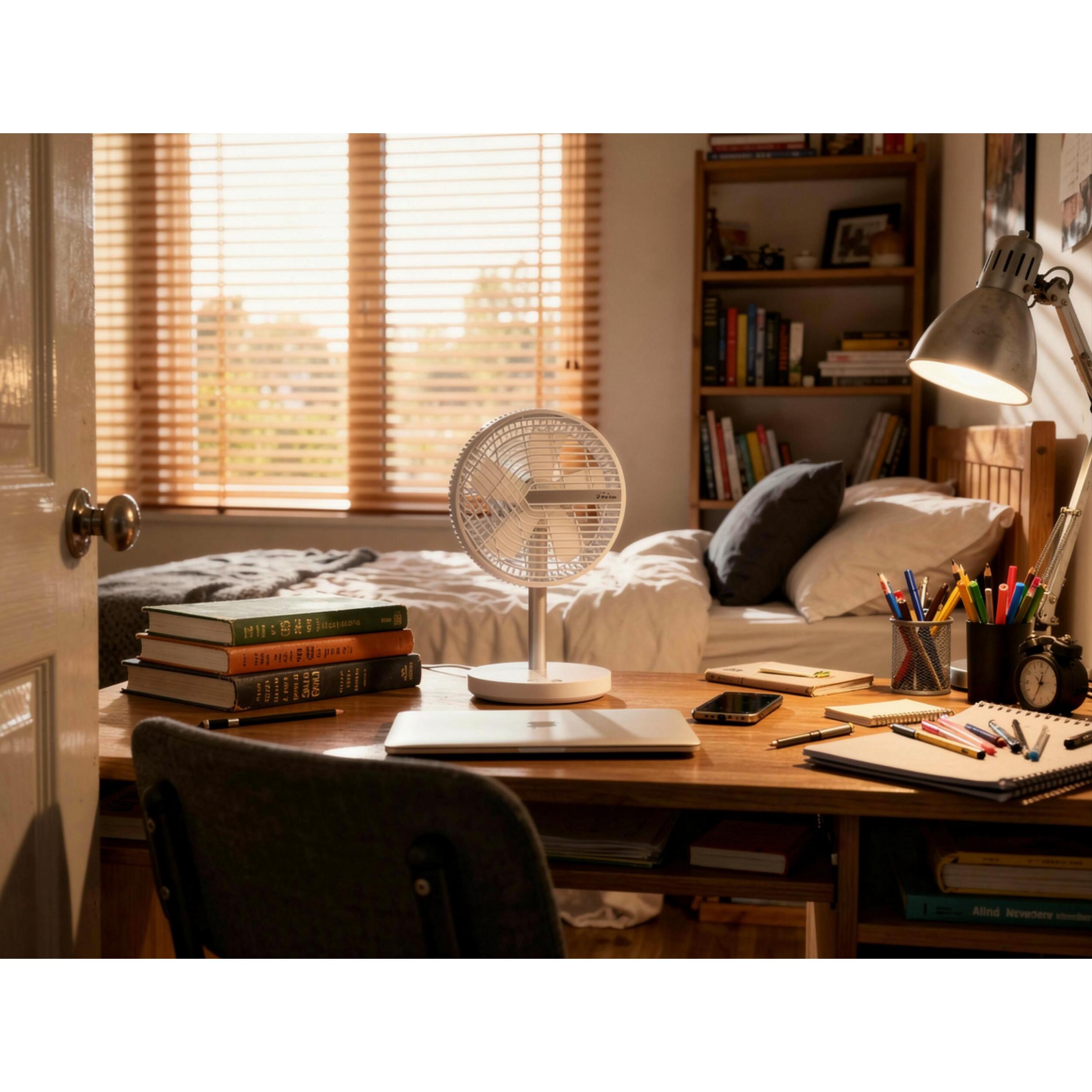 Ventilador de sobremesa con batería de litio recargable VENTY TA Li PURLINE