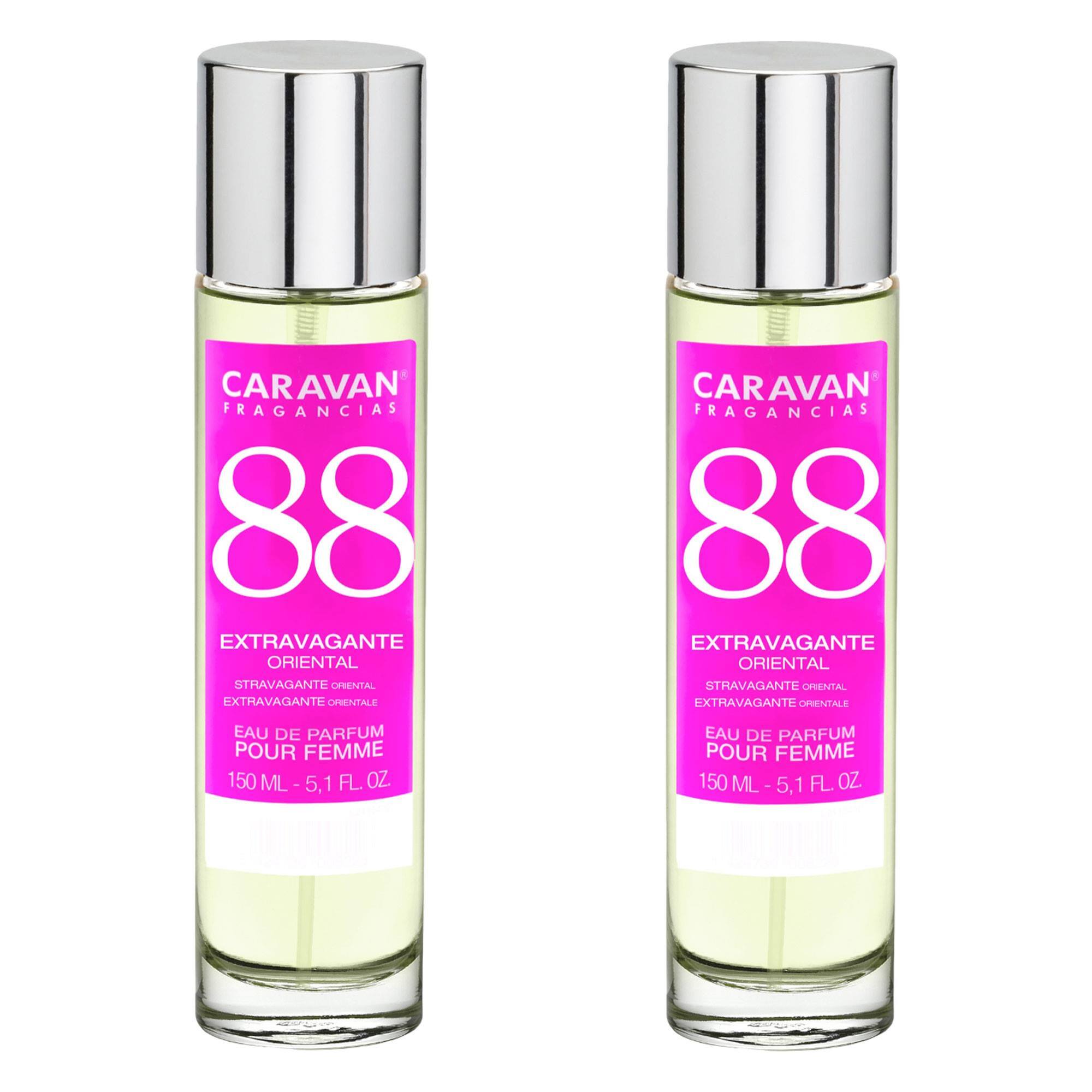 Caravan fragancias - caja de regalo con 2 perfumes nº88 de 150 ml, para mujer