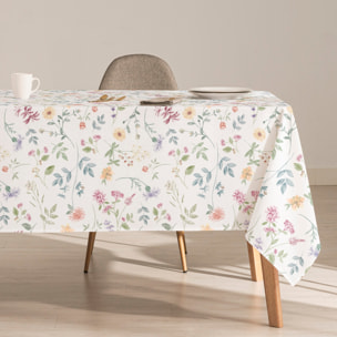 Mantel estampado antimanchas ILMA MULTICOLOR
