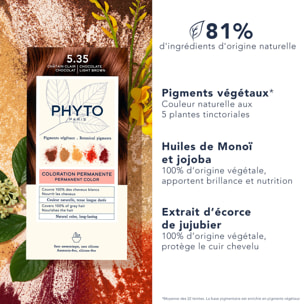 Kit Coloration - Coloration Permanente 5.35 Châtain Clair Chocolat