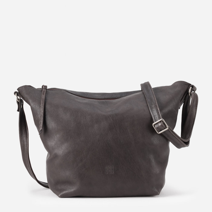 Bandolera BIBA Utah Cream Out de piel