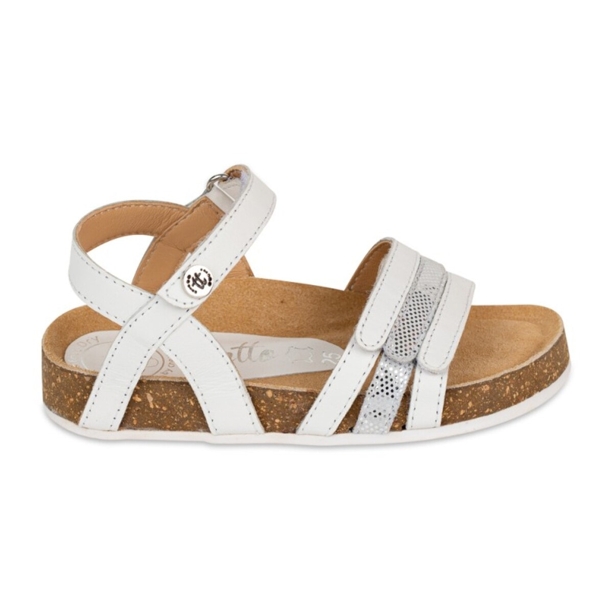 Sandalia Bios Piel  Cabra. Velcro/Tiras