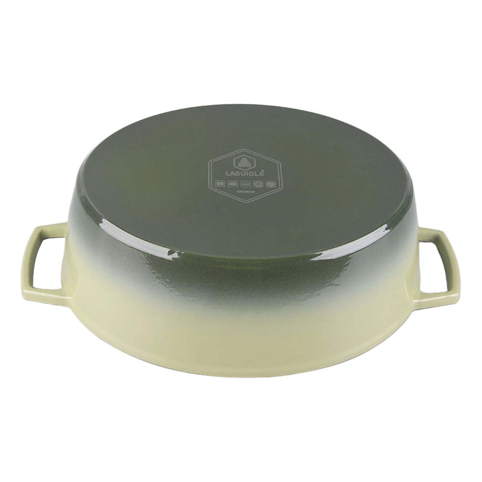 Cocotte ovale 33 cm en fonte émaillée