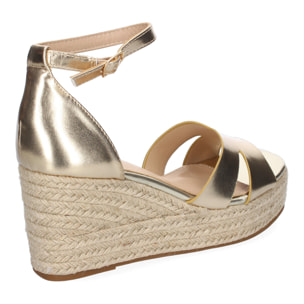 Sandalia de Cuña de Yute para Mujer, Comodo y Elegante, Diseño Moderno