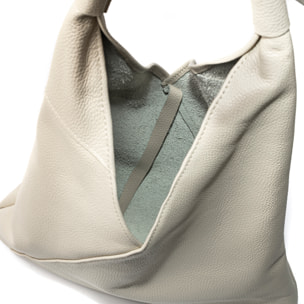 Agnana bolso shopper mujer. Piel auténtica Dollaro.