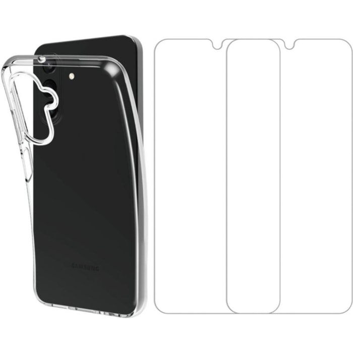Pack ESSENTIELB Samsung A17 coque + 2 verre trempé