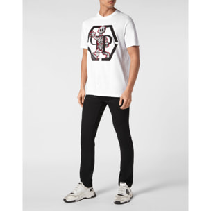 PHILIPP PLEIN Maglietta a girocollo SKELETON