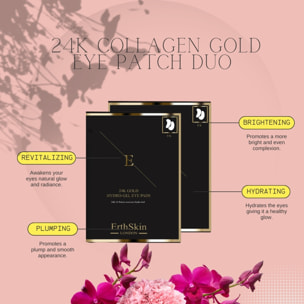 Parches de colágeno dorado para ojos Duo