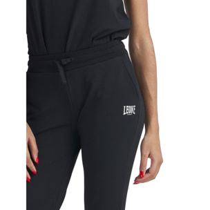 Pantalón de entrenamiento mujer polar con puños