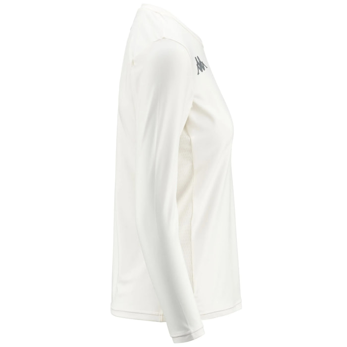 Kappa - T-Shirts & Top Donna Bianco - BOMOLA US