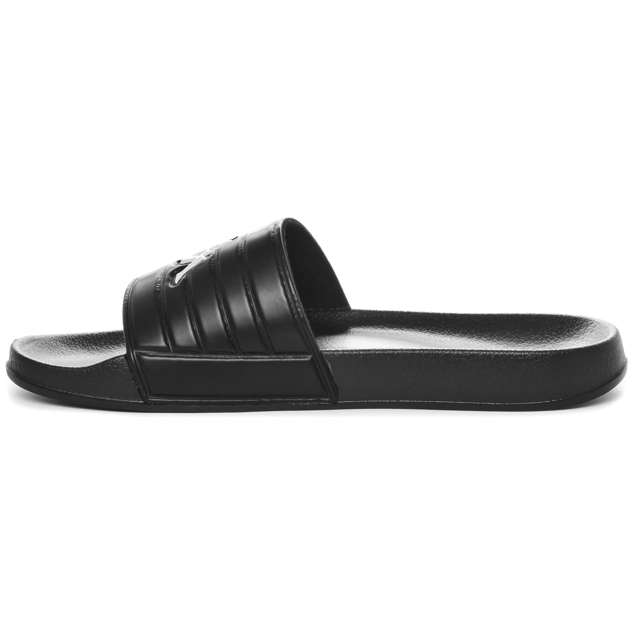 Kappa - Chanclas Hombre Mujer Negro - Logo Sarty